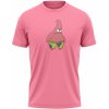 Pánské Tričko MemeMerch tričko Mad Patrick Orchid pink
