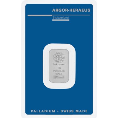 Argor-Heraeus palladiový slitek 5 g