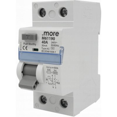 Eco Light 40A 30mA AC 6kA 2P M61190 – Zboží Mobilmania