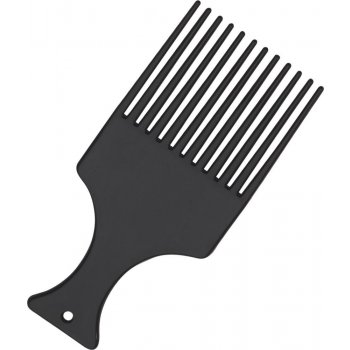 Sibel hřeben na kudrnaté vlasy/afro černý (8418551)