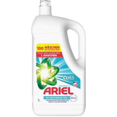 Ariel Universal+ prací gel se svěží vůní Febreze 5 l 100 PD – Sleviste.cz