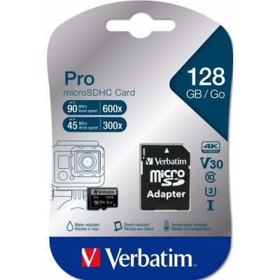 Verbatim MicroSDXC 128 GB 47044