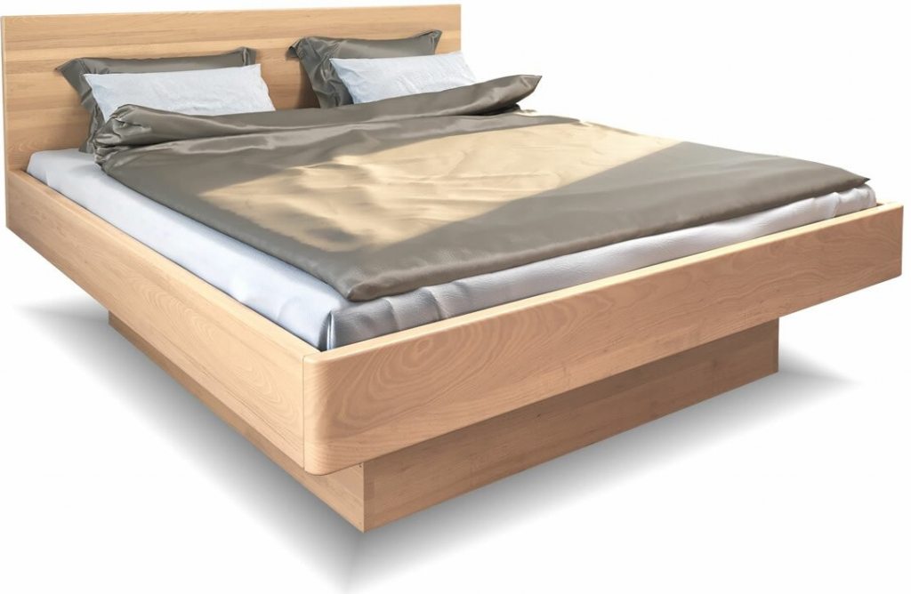 BedWorld Pegas s úložným prostorem Lak jantar