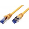 síťový kabel Value 21.99.1931 S/FTP patch kat. 6a, LSOH, 1m, žlutý