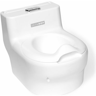 Skip Hop Nočník edukační se zvukem splachování 18m+ Bílá – Zboží Dáma