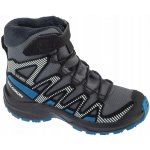 Salomon boty XA Pro V8 Winter CSWP J Turbulence/Black/Dark Blue – Zboží Dáma