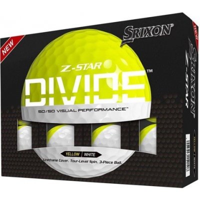 Srixon Z-star DIVIDE 3-plášťové bílo 12 ks žluté – Hledejceny.cz