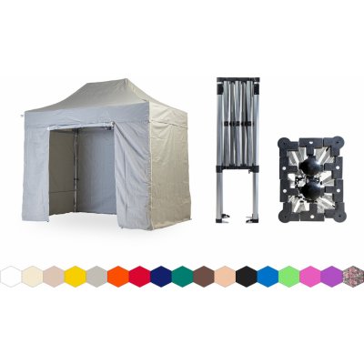 TENTino SMALL HEXAGON 2x3 m 5A - ŠEDÁ – Hledejceny.cz