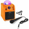 Karaoke Vonyx SBS50L BT karaoke reproduktor LED Ball oranžový