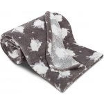 Sleep-well Dětská deka z mikroflanelu s ovečkami tmavě šedá – Zboží Dáma