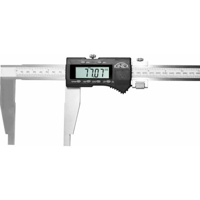 KINEX Digitální posuvné měřítko s jemným stavěním 400 mm 100 mm 0,01 mm DIN 862 6043-65-100