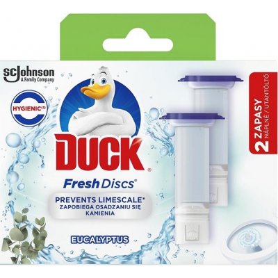 Duck WC blok Fresh Discs Eucalyptus 2 × 36 ml