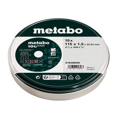 Metabo Řezné kotouče 115 x 1,0 x 22,23 mm 616398000 10 ks – Zboží Dáma