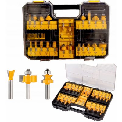 DeWALT DT90017 22dílná sada fréz (8 mm) – Sleviste.cz