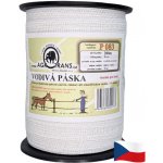 AGROTRANS Páska pro elektrický ohradník 20mm 6vodičů 200m bílá – Hledejceny.cz