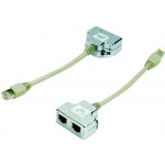 DATACOM "Y" adaptér STP CAT5E PC / PC+TEL – Hledejceny.cz