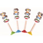 Bighigs Toys rolničky pruhované zelená – Zboží Mobilmania