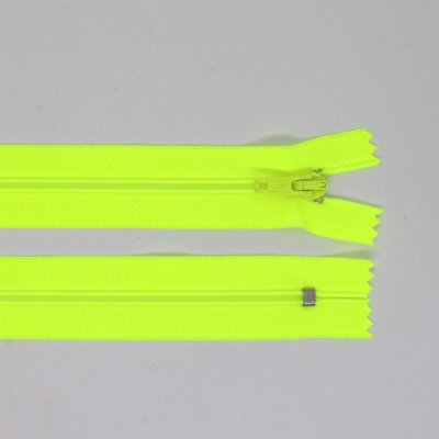 Spirálový zip výstražně žlutý - 18 cm – Hledejceny.cz
