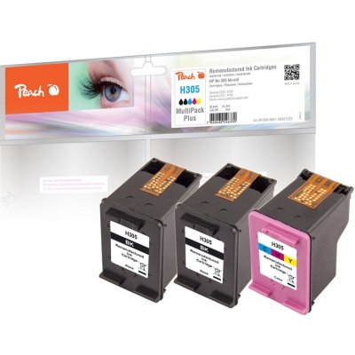 Peach HP PI300-949, No. 305, MultiPack Plus, 3x3 ml kompatibilní CMYK