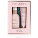 Baylis & Harding Jojoba, Vanilla & Almond Oil Signature Collection tělový spray Jojoba, Vanilla & Almond Oil 95 ml + lesk na rty 12 ml dárková sada