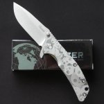 Kizer 3404 Titanium Skull Handle