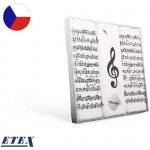 Etex kapesník M59 Noty dárková krabička 3 ks – Sleviste.cz