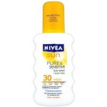 Nivea Sun Pure & Sensitive spray SPF30 200 ml – Zboží Mobilmania