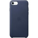 Pouzdro a kryt na mobilní telefon Apple iPhone SE 2020/7/8 Leather Case Midnight Blue MXYN2ZM/A