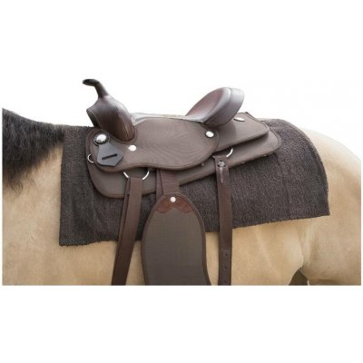 WESTRIDE Westernová podsedlová deka Navajo Cotton Solid hnědá – Zbozi.Blesk.cz