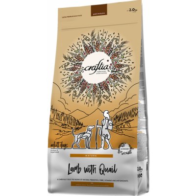 Kraftia Craftia Natura Dog Adult M/L Lamb & Quail 2 kg – Zboží Mobilmania