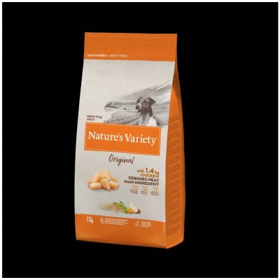 Nature's Variety original pro malé psy s kuřecím 7 kg