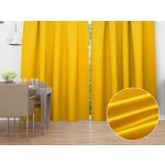 Biante Saténový závěs LUX-L041 Kanárkově žlutý 140x180 cm – Sleviste.cz