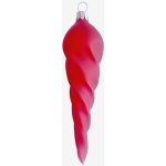 Koulier Preciosa Skleněná vánoční ozdoba rampouch Preciosa červená – Hledejceny.cz
