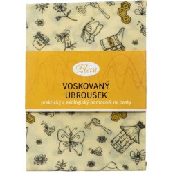 Pleva Voskovaný ubrousek Včelí svět Hanky Plevové 30x30cm