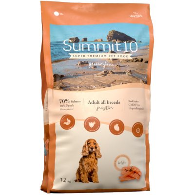 Summit 10 Grain Free Adult Dog Losos s bramborem 12 kg – Hledejceny.cz