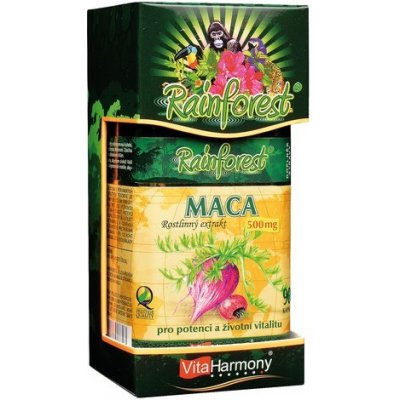 VitaHarmony RainForest® Maca 500 mg - 90 kapslí