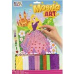 Grafix Obrázek A4 mozaika s pěnovými nálepkami lepení podle čísel – Zboží Mobilmania