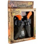 Teddies pistole kovbojská plast 16 cm 2 ks s doplňky v krabici – Hledejceny.cz