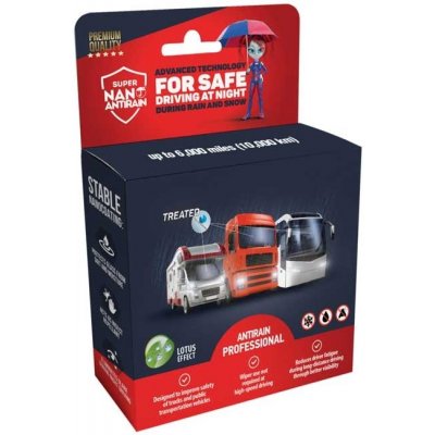 GNP Super Nano Antirain professional pro všechna autoskla sada – Zboží Mobilmania