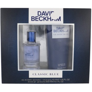 David Beckham Classic Blue EDT 40 ml + 200 ml sprchový gel dárková sada