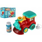 Teddies Lokomotiva s bublifukem plast 18cm na baterie se zvukem se světlem – Zboží Dáma