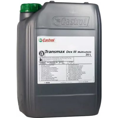 Castrol Transmax ATF DX III MULTIVEHICLE 20 l