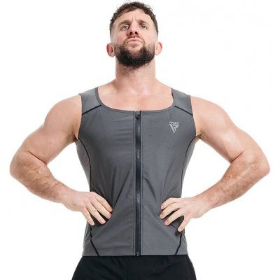 RDX Sauna vesta pánská SWEAT VEST M2 šedá – Hledejceny.cz