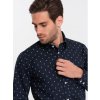 Pánská Košile Ombre košile regular fit OM-SHCS-0156 tmavomodrá