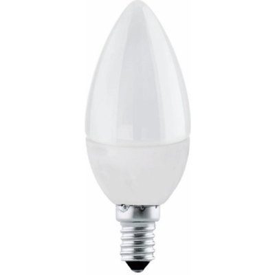 Eglo LED žárovka E14, C37, 470 lm, 4000 K, 1x5W, opál – Zboží Mobilmania