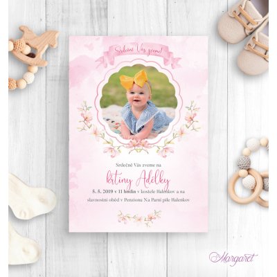 Pozvánka Křtiny motiv 2 – Zboží Dáma