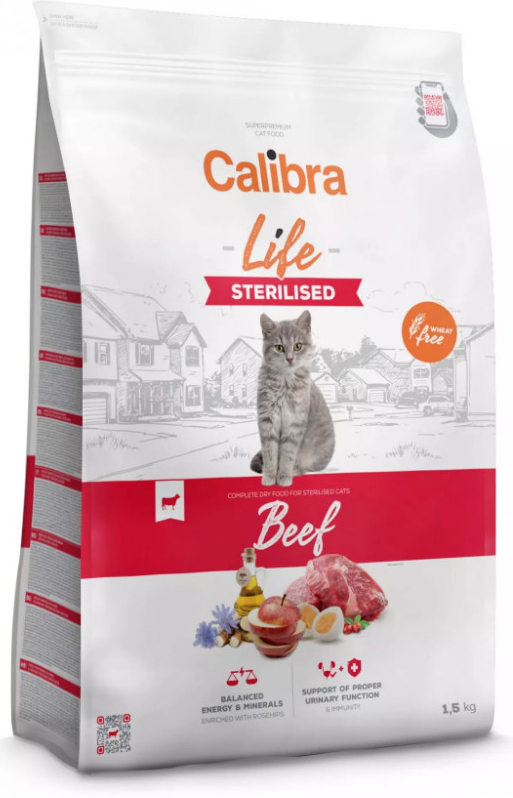 Calibra Life Sterilised Beef 12 kg