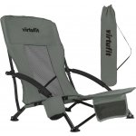 Křeslo VIRTUFIT Foldable Beach Chair Šedé – Hledejceny.cz