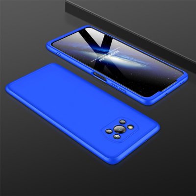 Pouzdro SES Ochranné 360° celotělové plastové Xiaomi Poco X3 - modré