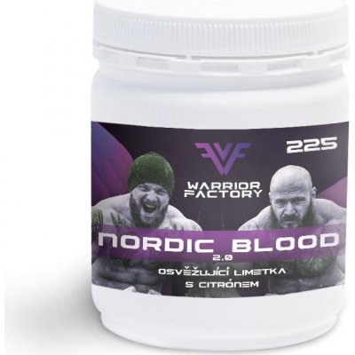 Warrior Factory NORDIC BLOOD 2.0 PRE-WORKOUT 225 g – Zbozi.Blesk.cz